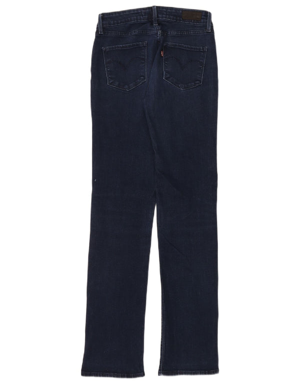 Blugi drepti Levi's Demi Curve pentru femei US 0 XS W25 L32 Bleumarin