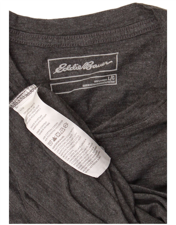 EDDIE BAUER Tricou pentru bărbați Top mare bumbac gri