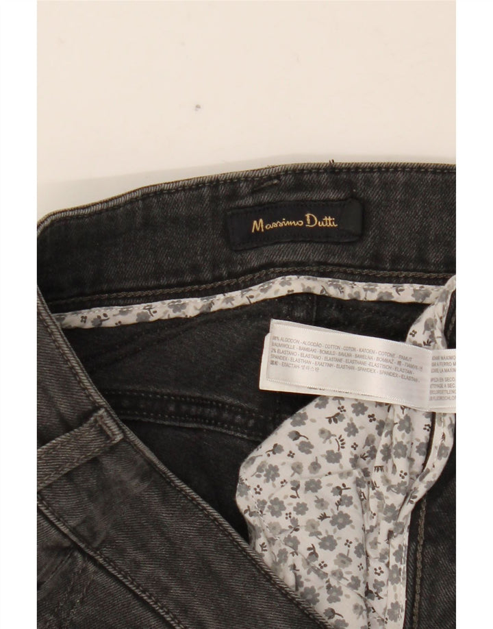 Blugi slim pentru femei Massimo Dutti W29 L33 bumbac gri