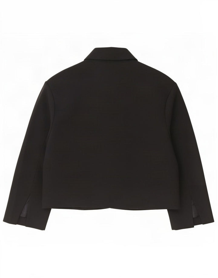 Jachetă blazer supradimensionată pentru femei Zara UK 16 Poliester negru mare