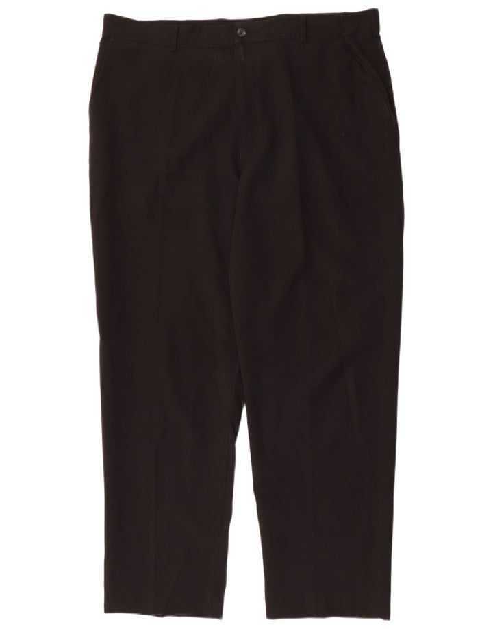 Pantaloni chino conici pentru bărbați FARAH L42 L31 Poliester negru