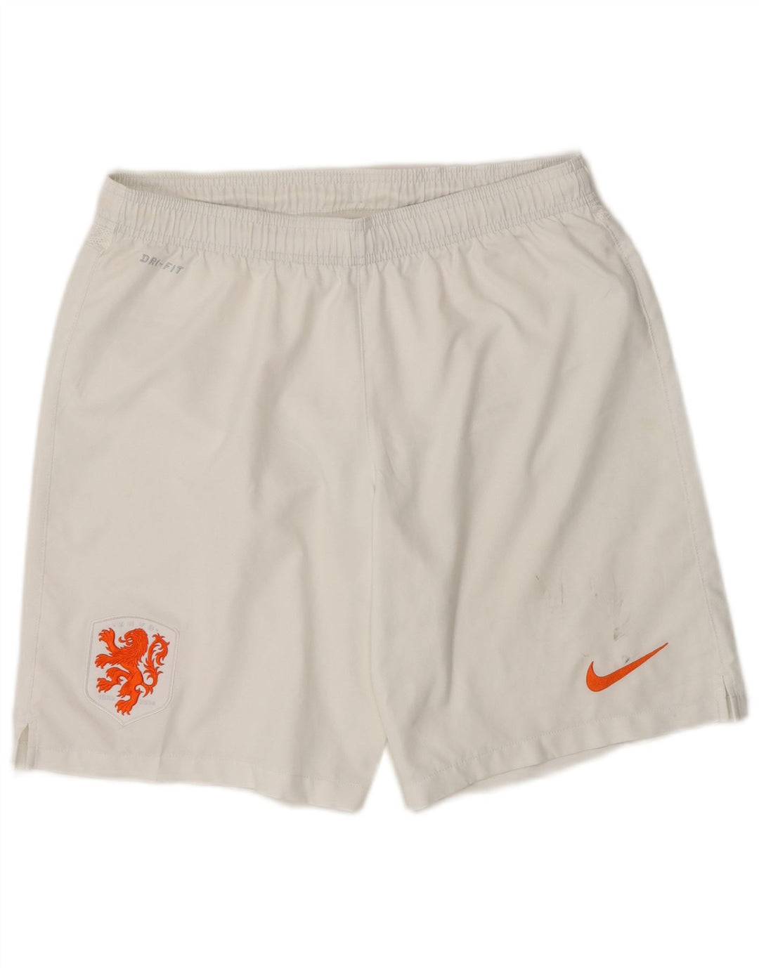 Pantaloni scurți sport KNVB Nike pentru bărbați, alb mediu