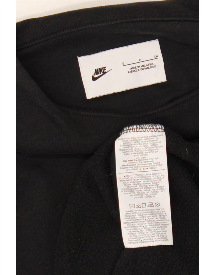 Pulover supradimensionat pentru femei NIKE cu mâneci 3/4, UK 10, mic, negru