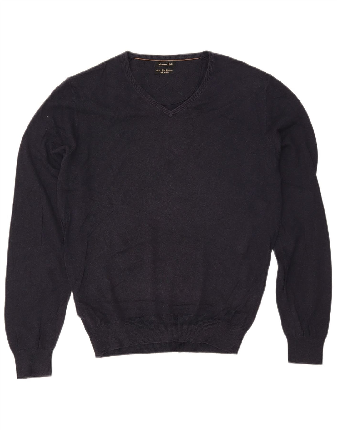 MASSIMO DUTTI Pulover supradimensionat pentru femei cu decolteu în V UK 10 Mic bleumarin