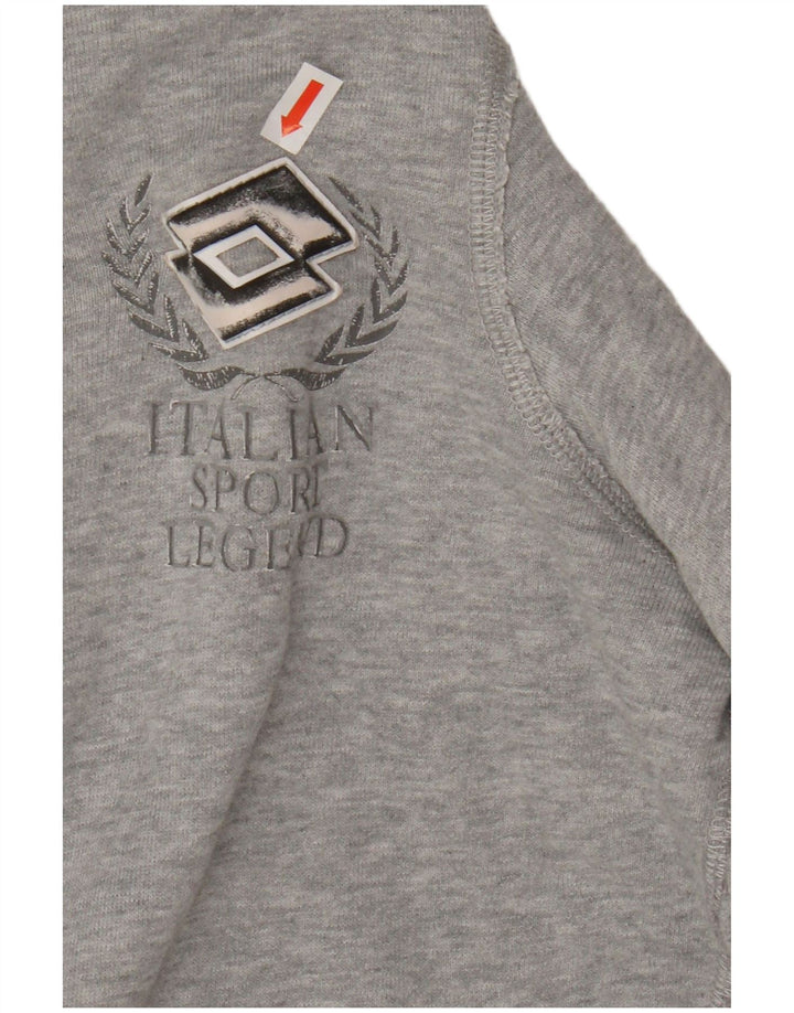 Pulover Lotto pentru femei cu gât cu fermoar și cu glugă UK 16 mare, gri