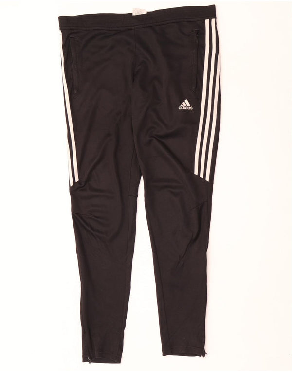 Pantaloni de trening Adidas Climacool pentru femei UK 12/14 Poliester mediu negru