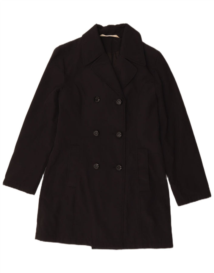 Marks & Spencer Palton dublu pentru femei St. Michael UK 8 Small Black