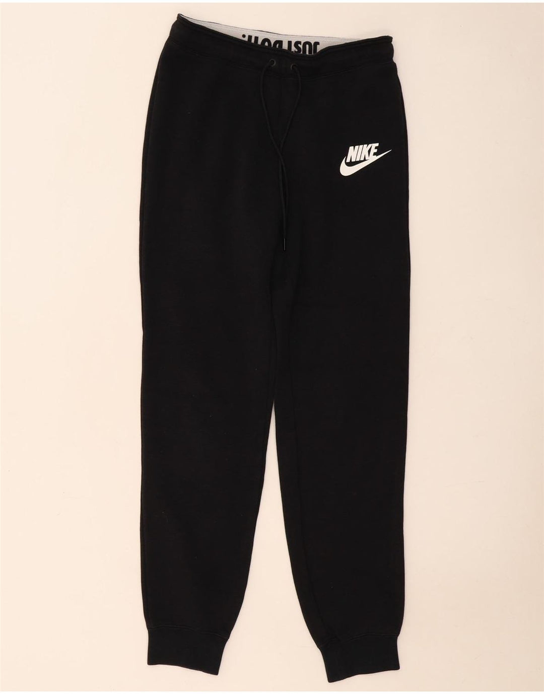 Pantaloni de trening Nike pentru femei Pantaloni de jogging mici, negru, bumbac