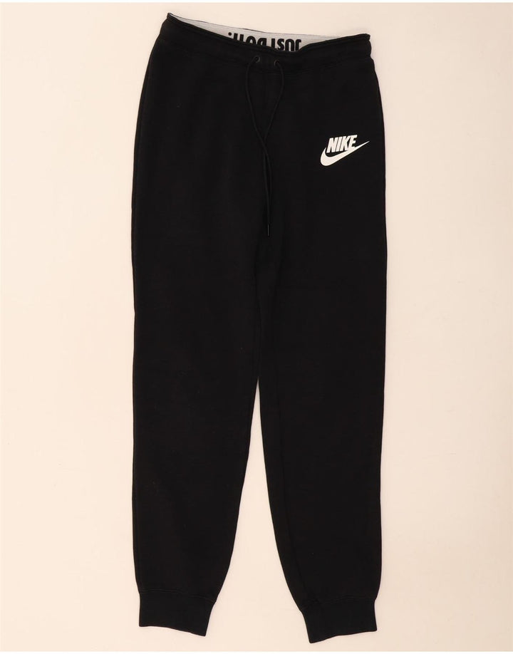Pantaloni de trening Nike pentru femei Pantaloni de jogging mici, negru, bumbac