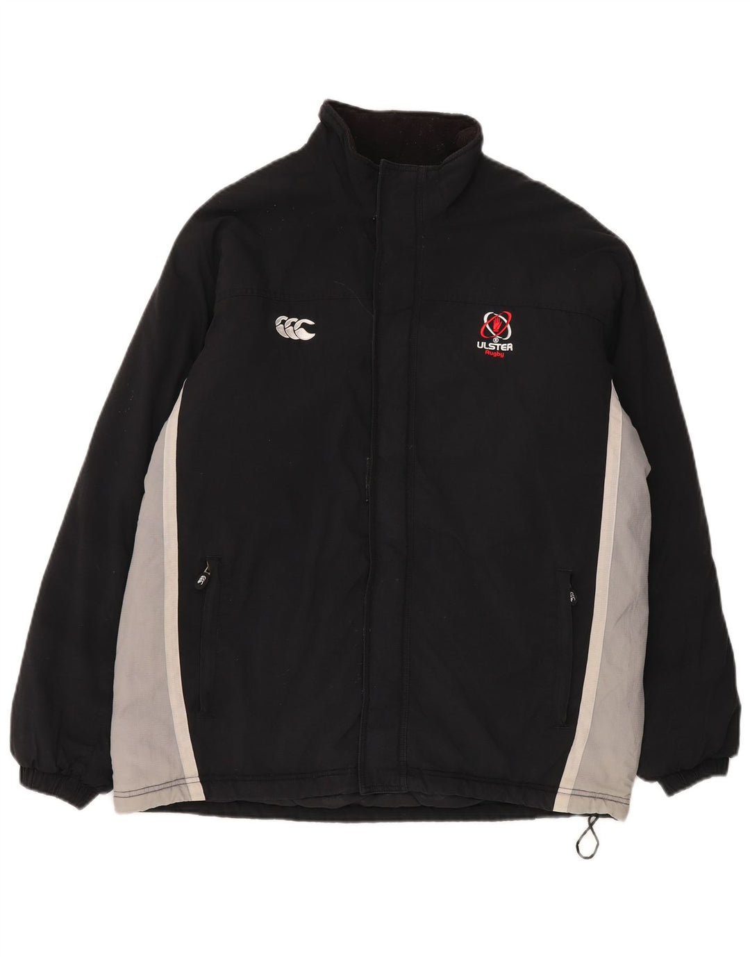 Jachetă de vânt pentru bărbați Canterbury UK 40, mare, negru, color block