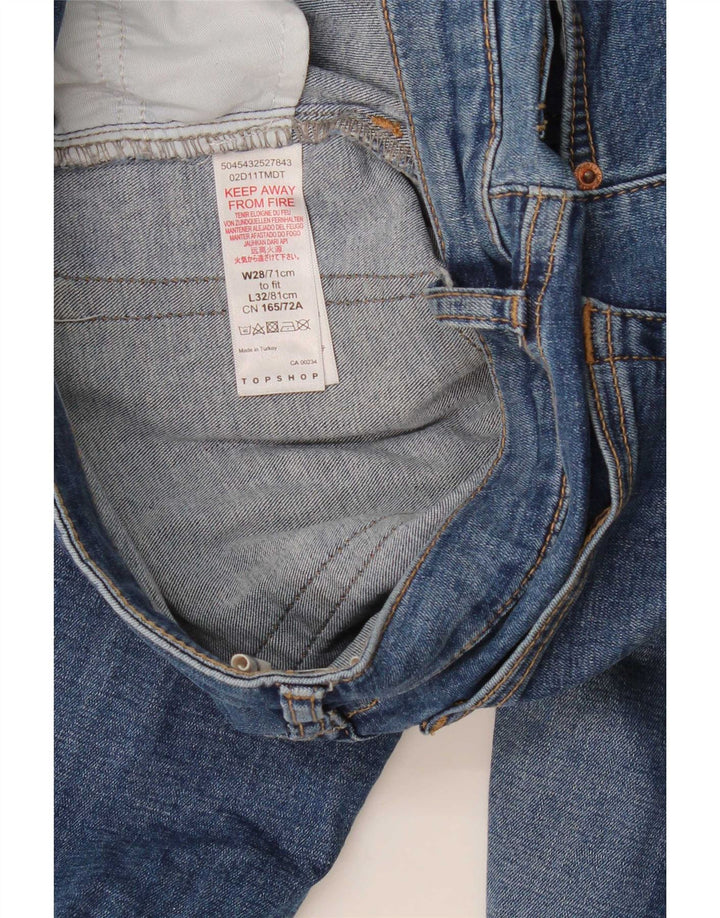 Blugi evazați pentru femei Topshop L28 L32 Bumbac albastru