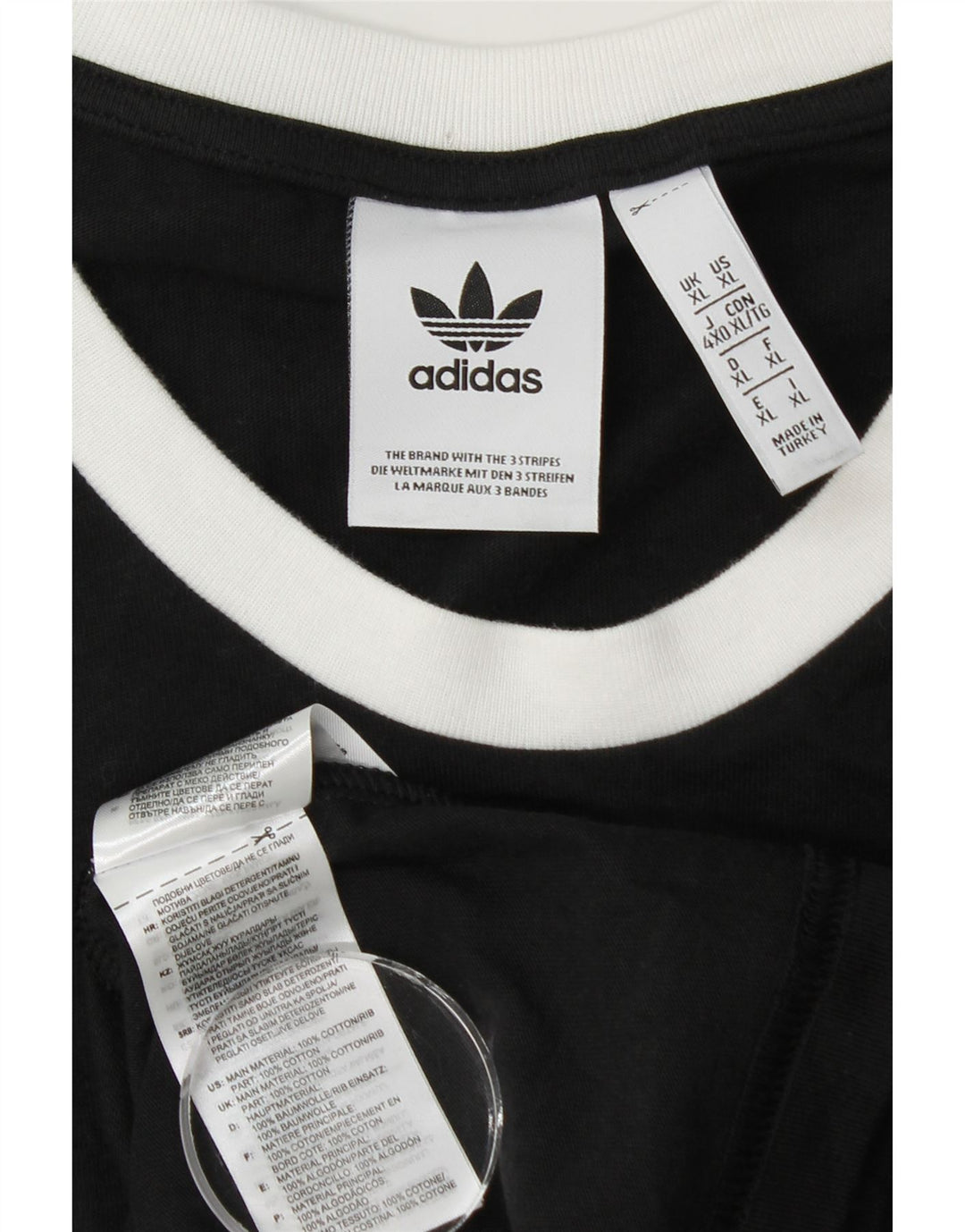 Tricou pentru bărbați Adidas Top XL bumbac negru