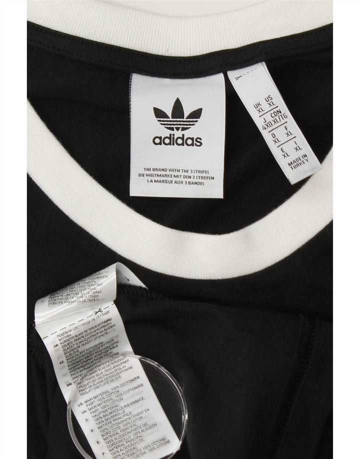 Tricou pentru bărbați Adidas Top XL bumbac negru