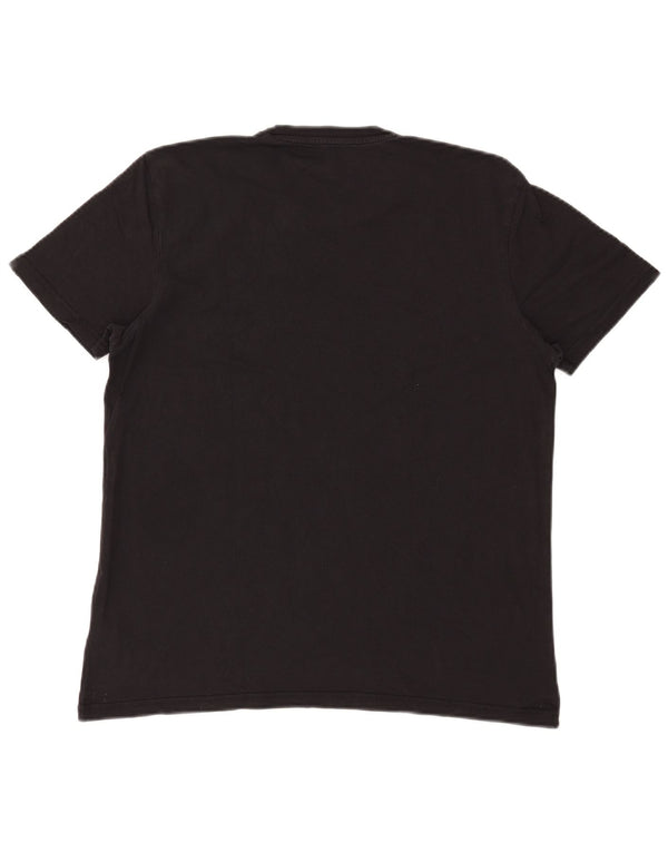Tricou pentru bărbați Alpha Industries Top Medium Negru Bumbac