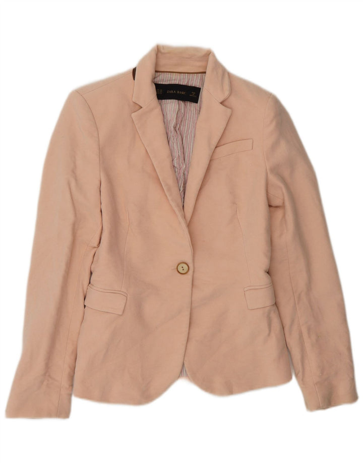 Jachetă pentru femei Zara cu 1 nasture, UK 6 XS, roz