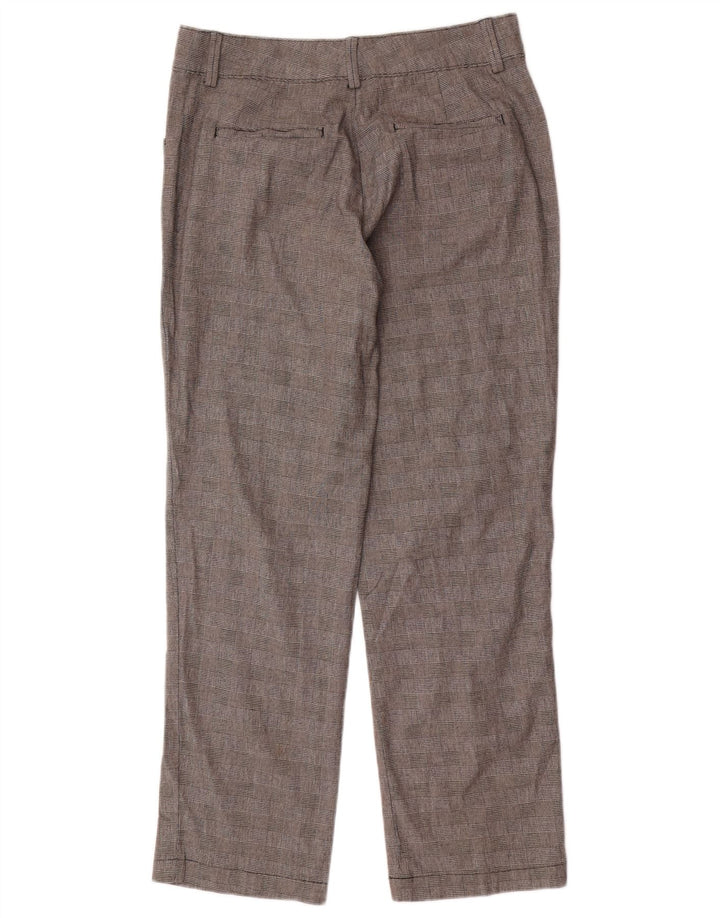 Pantaloni casual LEE pentru femei, cu croiala relaxată, US 8 Medium W32 L29 Gri Check