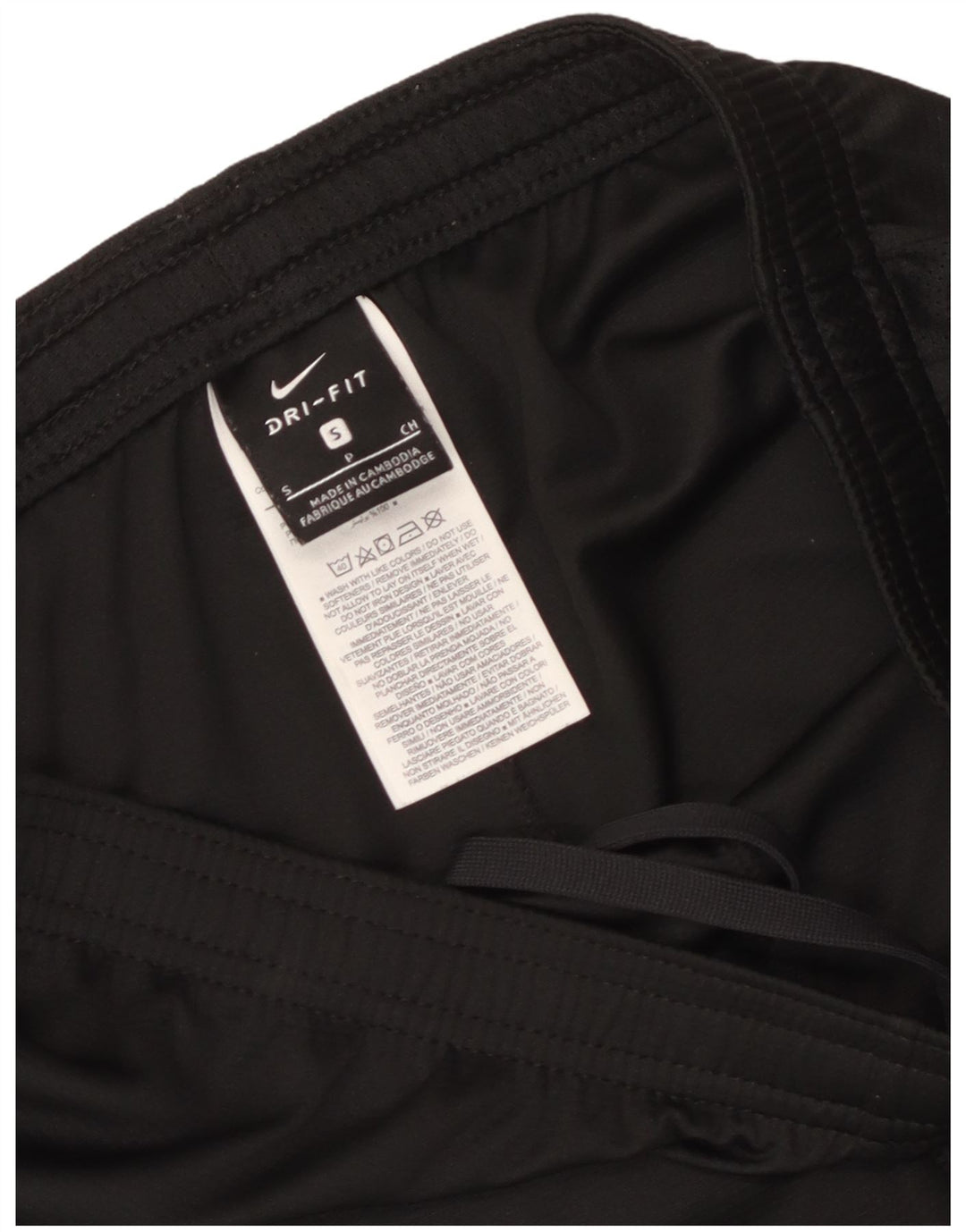 Pantaloni scurți sport Nike Dri Fit pentru bărbați, poliester negru mic