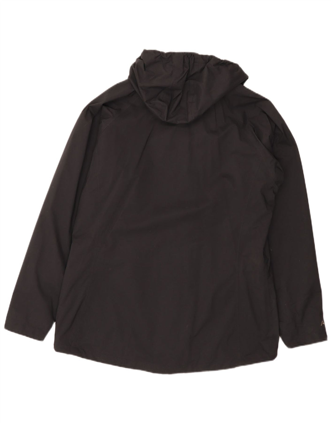 Jachetă de ploaie cu glugă pentru femei Berghaus UK 16, mare, neagră, poliamidă