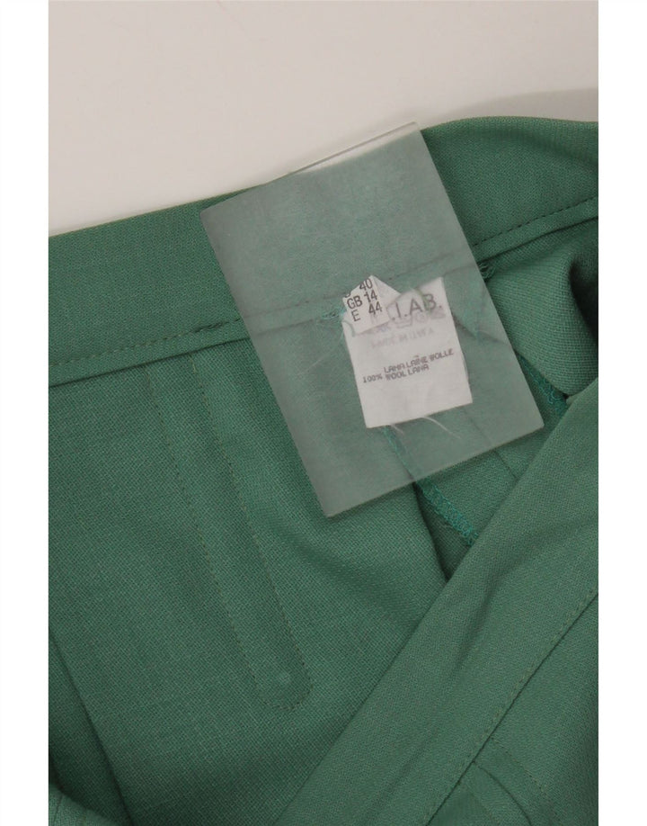 Vintage Womens 1 Button 2 Piece Set UK 12 Medium W28 Green Acetat