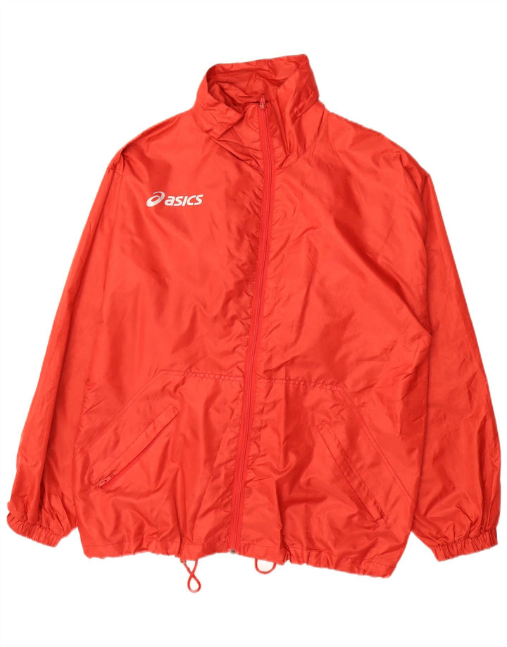 Jachetă de ploaie pentru bărbați ASICS UK 36 Poliester roșu mic