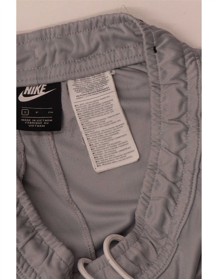 Pantaloni de trening grafic Nike pentru bărbați, gri mici, poliester color bloc