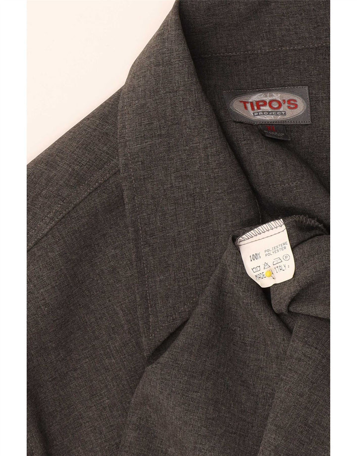 Tipo' S Mens Shirt XL Grey Polyester