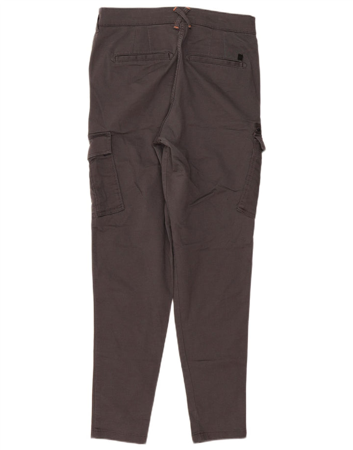 Pantaloni cargo subțiri pentru bărbați JACK & JONES L30 L30 bumbac gri