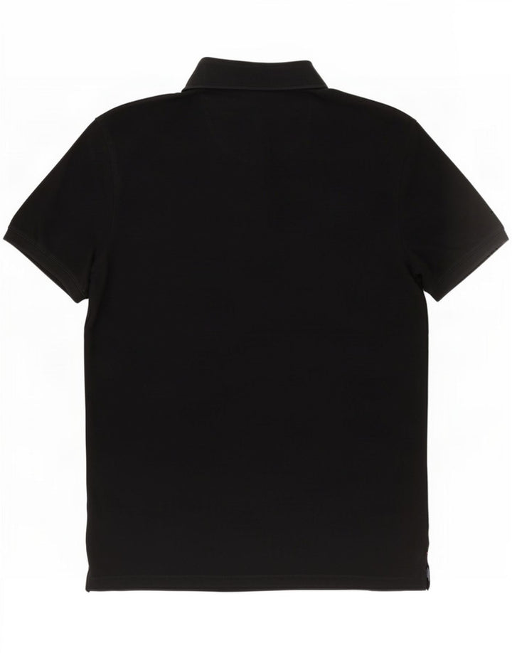 U.S. Polo Assn. Cămașă subțire pentru bărbați, bumbac mediu negru