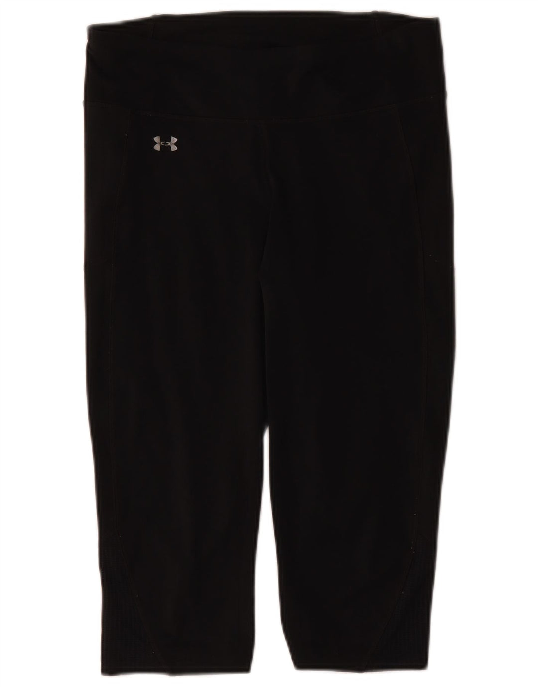 Leggings Capri grafic Under Armour pentru femei UK 14 Poliester negru mare