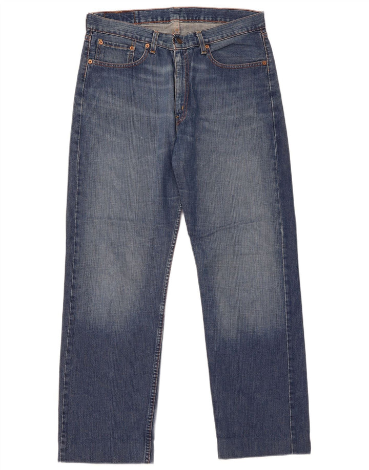 Blugi drepti pentru bărbați Levi's 751 W34 L30 Bumbac albastru