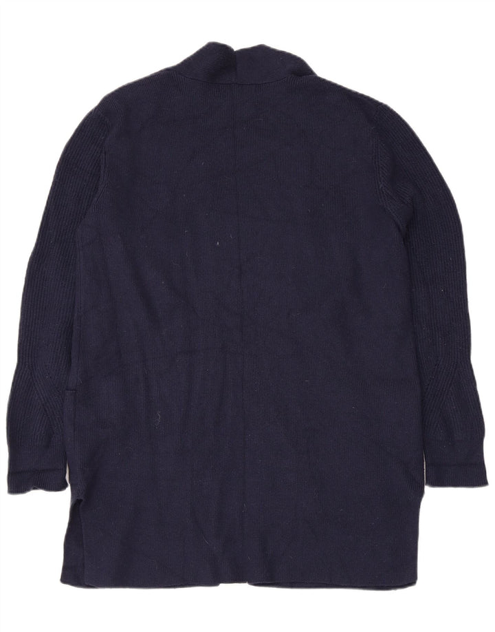 Pulover cardigan cu paragate pentru femei Marks & Spencer UK 12 Medium Bleumarin