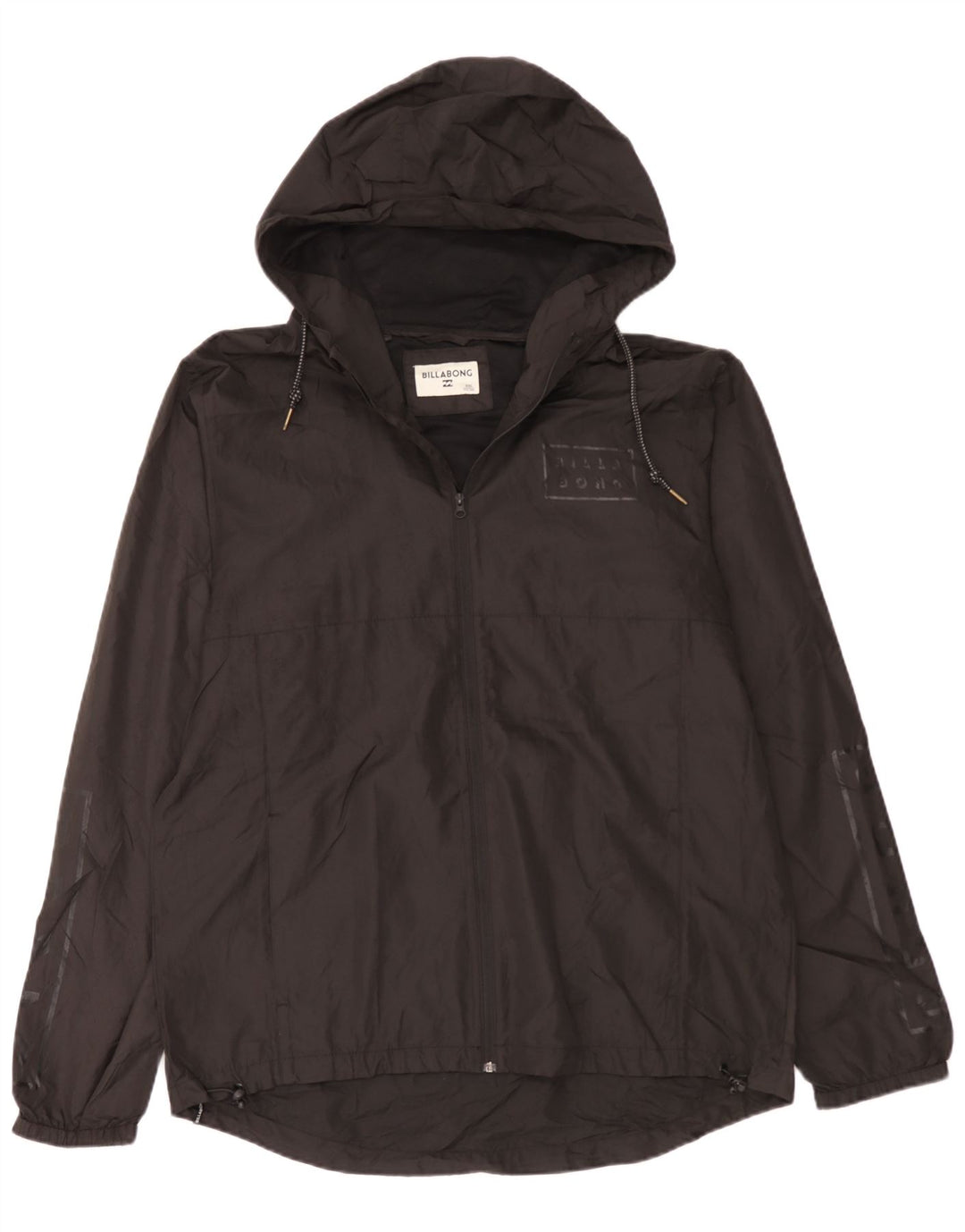 Jachetă de ploaie cu glugă cu glugă Billabong pentru bărbați UK 44 2XL Poliester negru