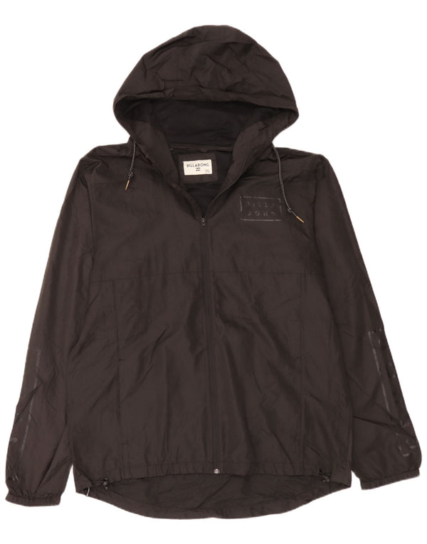 Jachetă de ploaie cu glugă cu glugă Billabong pentru bărbați UK 44 2XL Poliester negru