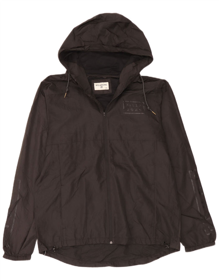 Jachetă de ploaie cu glugă cu glugă Billabong pentru bărbați UK 44 2XL Poliester negru
