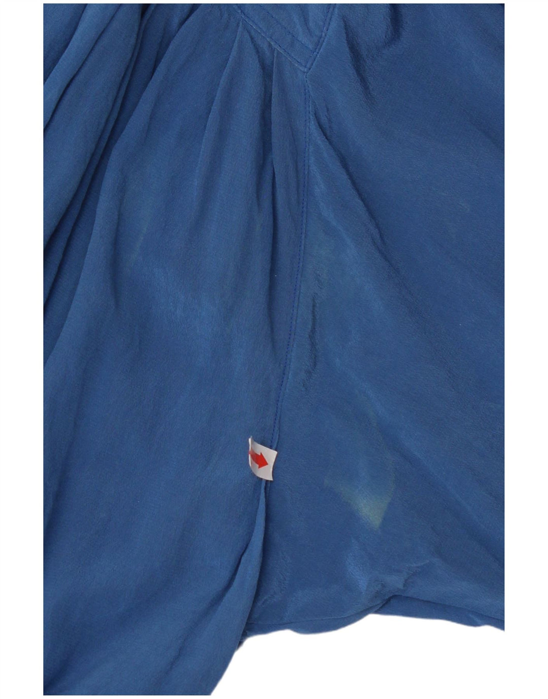MAX MARA Rochie cămașă supradimensionată pentru femei cu mâneci scurte UK 12 Medium Blue