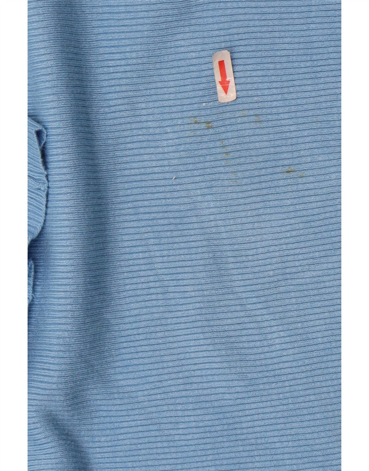 Marks & Spencer Top pentru femei cu mânecă lungă UK 18 XL Blue Viscose