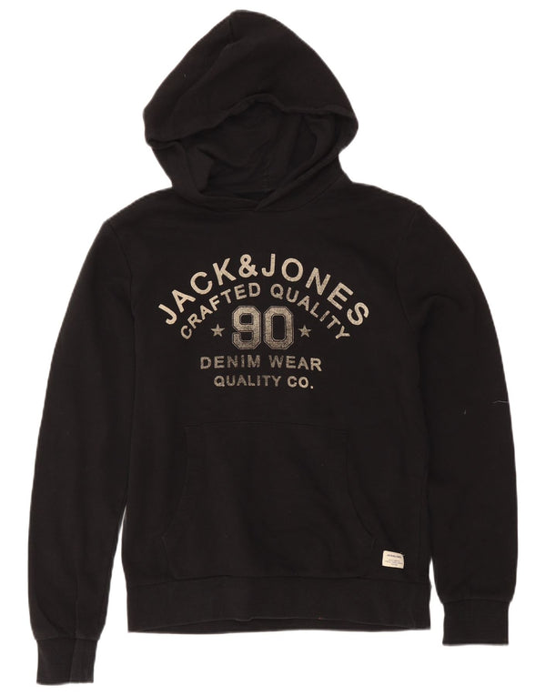 Jack & Jones Pulover grafic pentru bărbați XS bumbac negru
