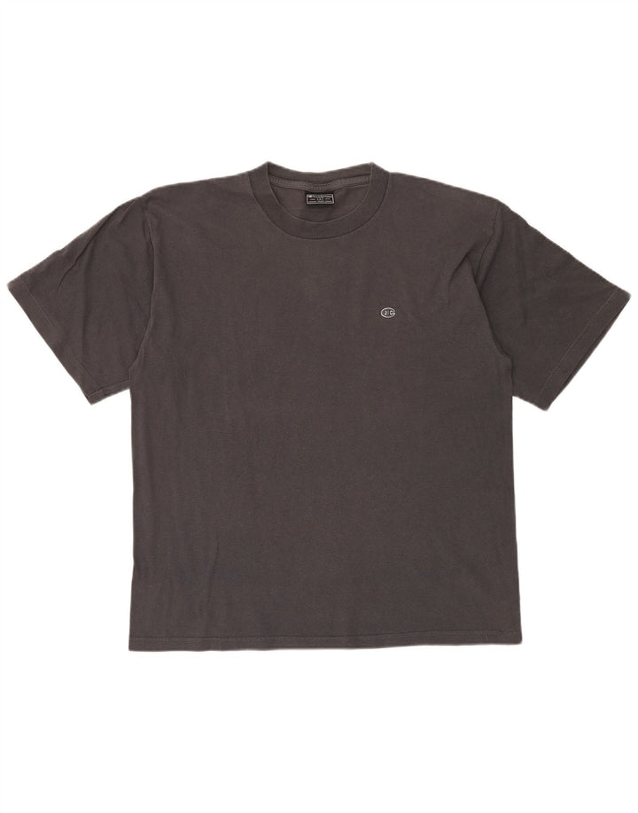 Tricou grafic pentru bărbați Champion Top mare din bumbac gri