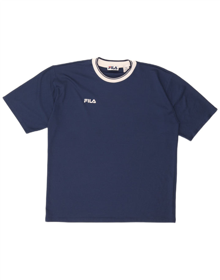 Tricou Bărbați FILA Top XL Bleumarin Poliester