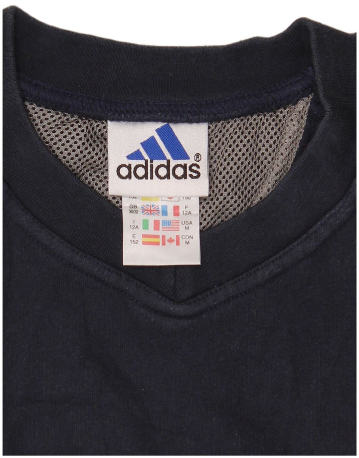 Adidas Băieți Pulover Pulover 11-12 Ani Bleumarin Bumbac
