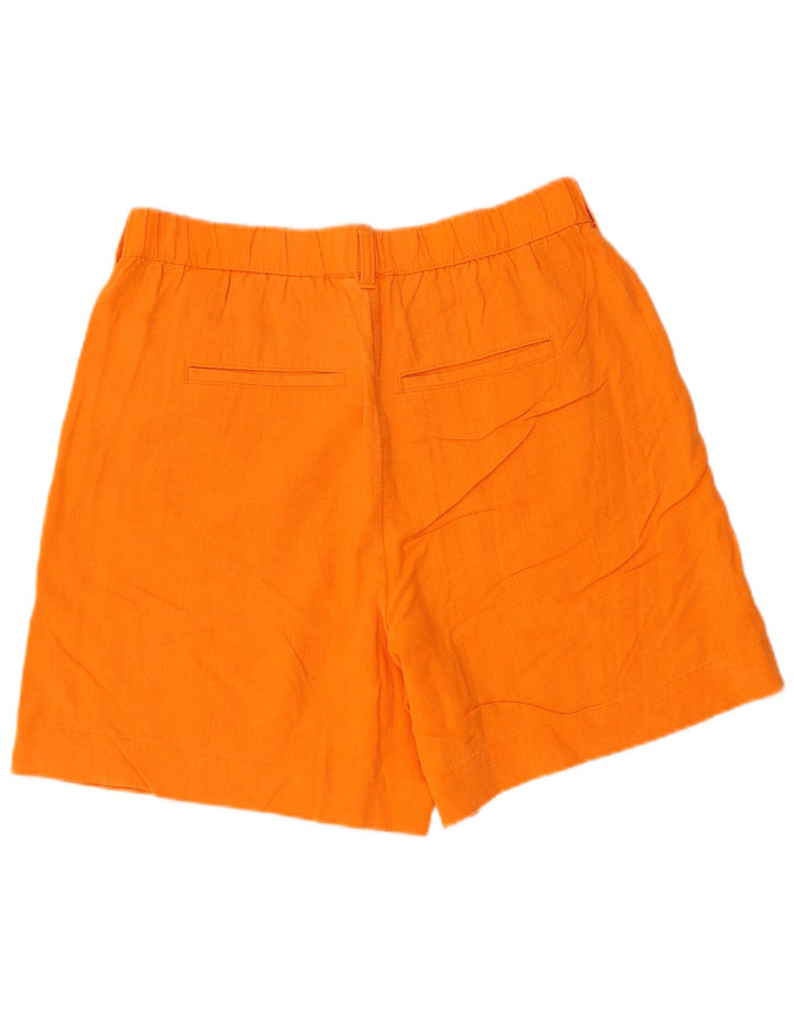 MARKS & SPENCER Pantaloni scurți Per Una Chino pentru femei UK 12 Medium W32 Orange