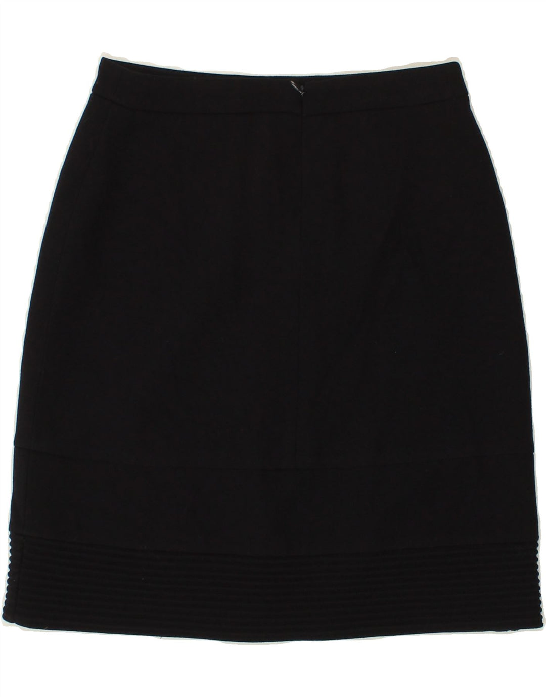 VERSACE Womens Straight Skirt IT 40 Small W28 Navy Blue Wool Vintage Versace and Second-Hand Versace from Messina Hembry 