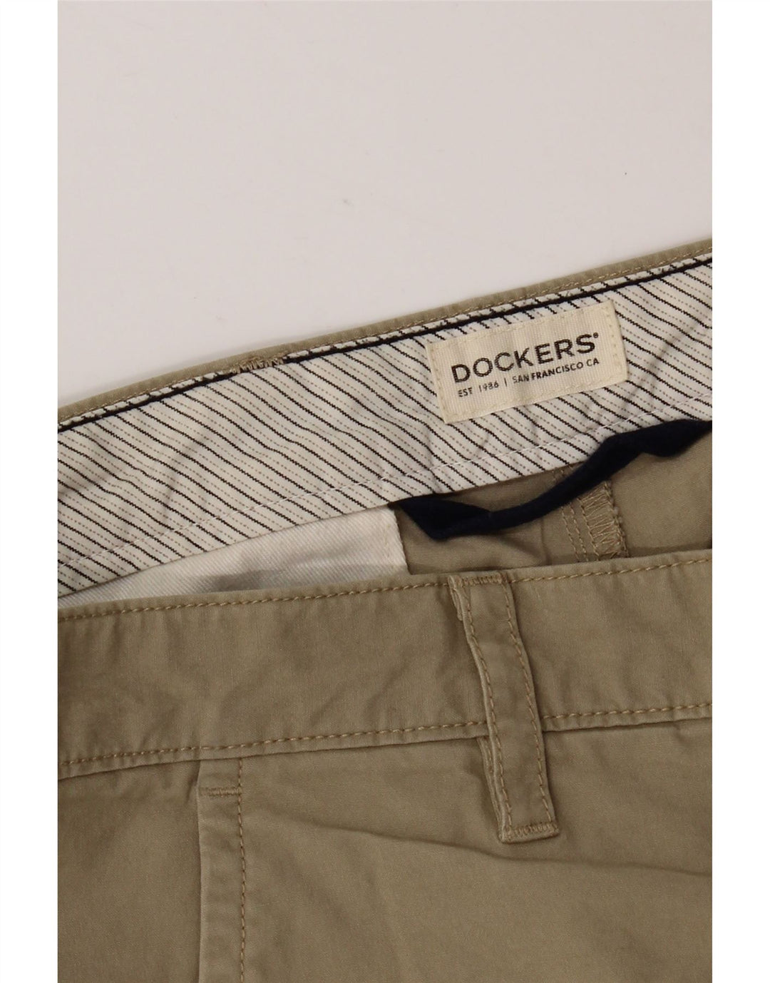 Pantaloni scurți chino Dockers pentru bărbați W36, bumbac kaki mare