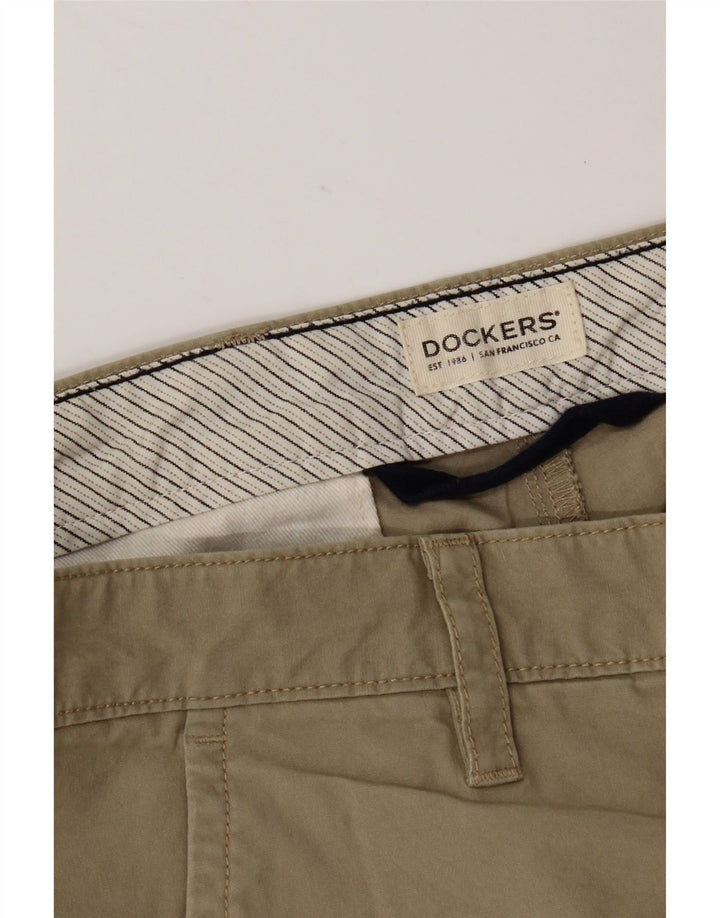 Pantaloni scurți chino Dockers pentru bărbați W36, bumbac kaki mare