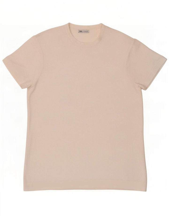 Tricou pentru bărbați Zara Top Mic Alb