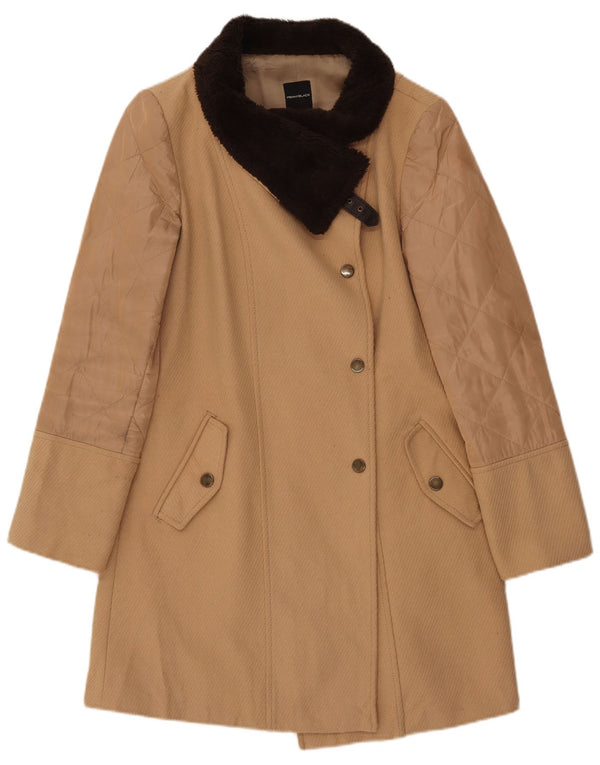 Palton pentru femei Penny Black UK 12 Medium Bej Lână color bloc