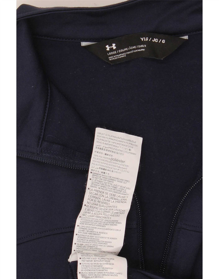 Jachetă de trening Under Armour pentru băieți 11-12 ani, mare, bleumarin