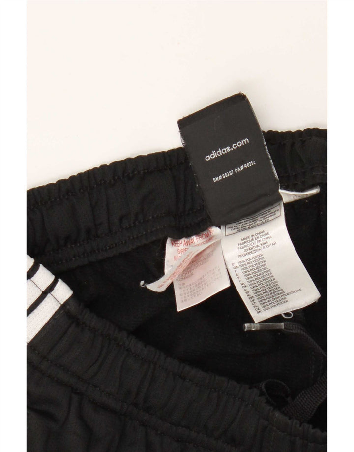 Pantaloni scurți sport adidas băieți 13-14 ani poliester negru