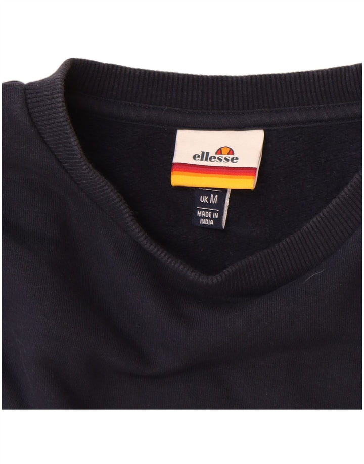 Hanorac grafic pentru bărbați Ellesse Pulover mediu din bumbac bleumarin