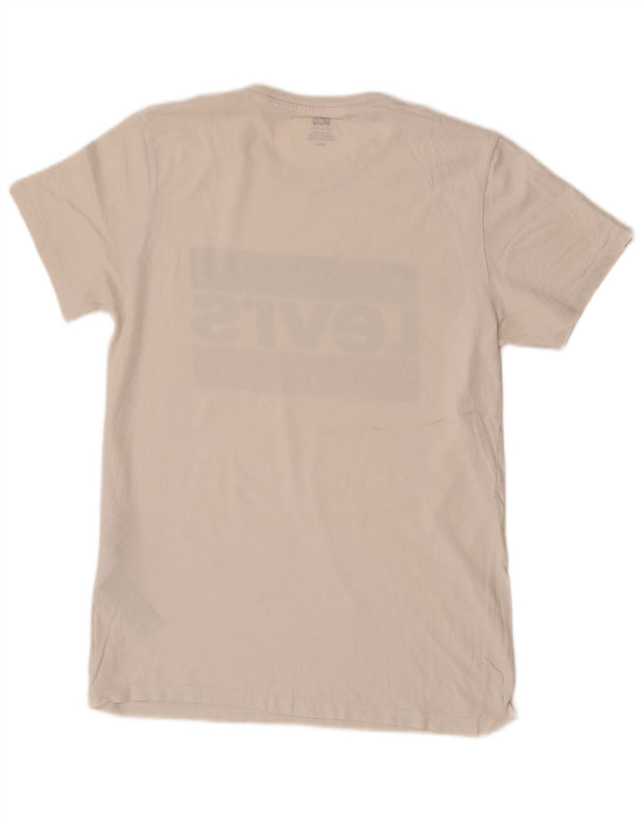 Tricou grafic pentru bărbați Levi's Top mic din bumbac alb